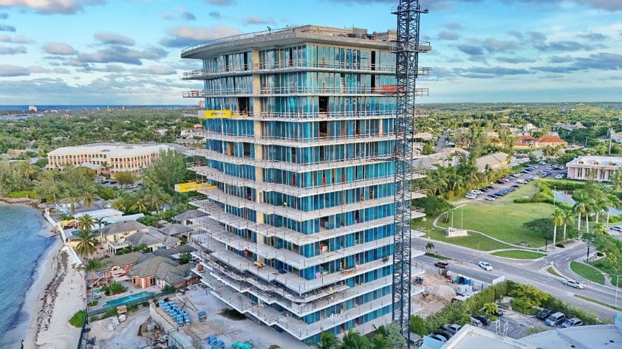 Nov 13 - Construction Tower view east